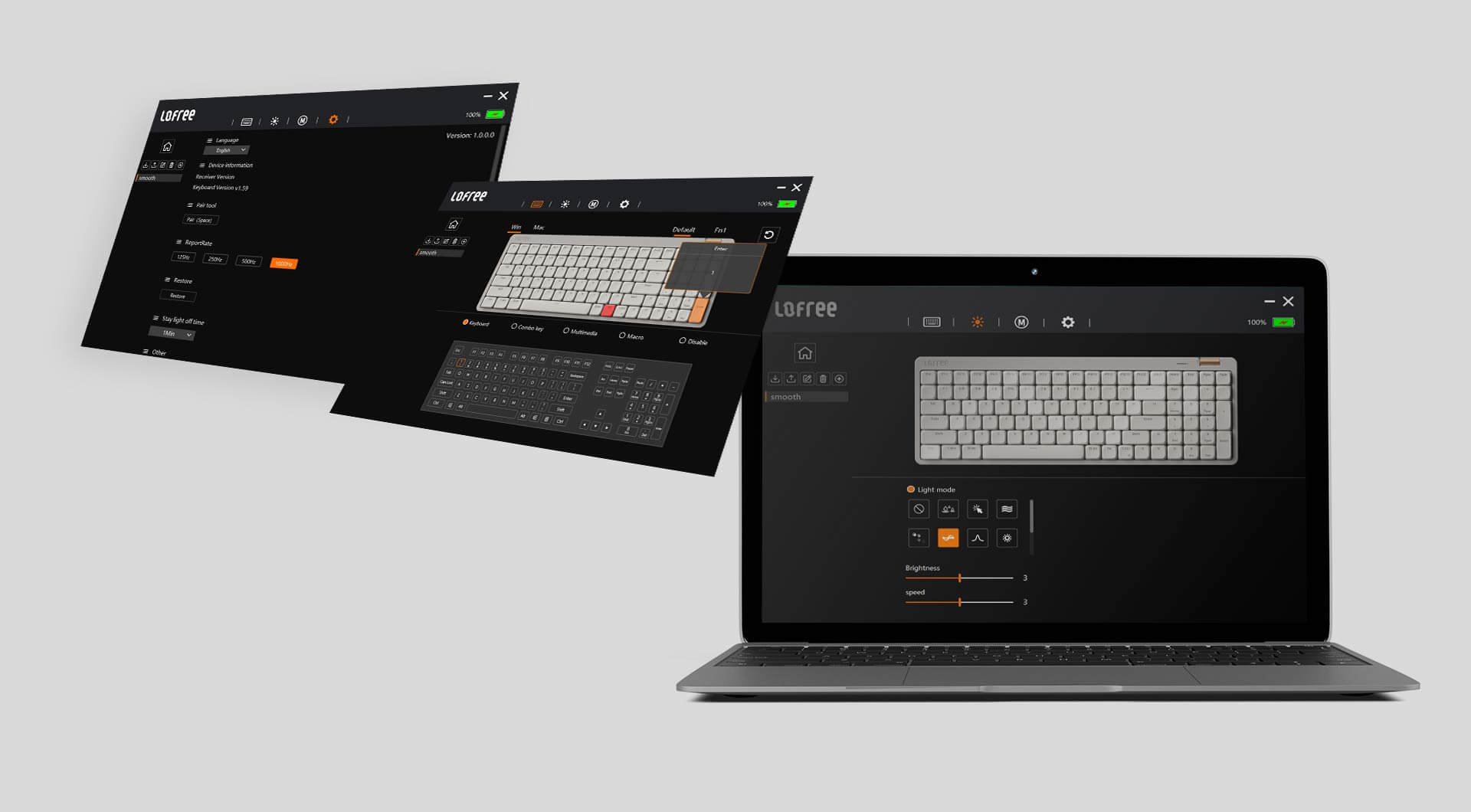 Lofree configurator keyboard